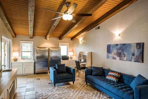 kitchen and living room combo